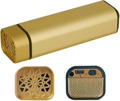 Bakhoor Rechargeable USB Power Electric Bakhoor Burner (Gold) | Portable Oud Incense Burner | Flameless Aroma Diffuser for Home & Travel