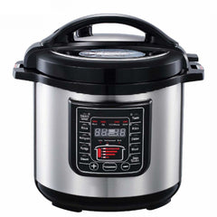 6L Smart Digital Pressure Cooker – Multi-Function Electric Rice Cooker with Non-Stick Inner Pot, LED Display & Stainless Steel Design for Fast, Healthy Meals