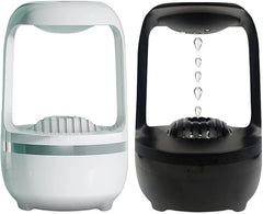 Anti-Gravity Bedroom Humidifier – Innovative Floating Water Drop Design, Quiet Ultrasonic Mist Maker for Home, Office & Spa with Ambient LED Lighting and Air Moisturizing Comfort