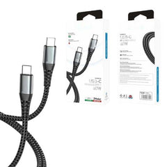 6ft USB C to USB Type C Cable, 60W PD Quick Charger Cable | 2 Meter Fast Charging and Data Sync Cable Compatible for All USB-C Devices
