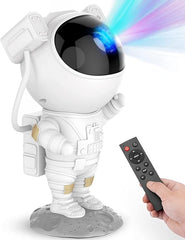 Astronaut Galaxy Star Projector Night Light | LED Nebula Lamp with Timer & Remote | Starry Sky Ceiling Light for Bedroom, Gaming Room & Home Theater