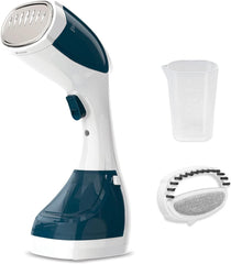 Portable Vertical Steam Iron – 1100W Handheld Garment Steamer with 200ml Tank, Continuous 28g/min Steam, and Double Brush Head for Home & Travel