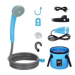 Portable Camping Shower – Outdoor & Indoor Rechargeable Water Shower Pump for Travel, Beach, Hiking, and Pet Cleaning | Compact, Eco-Friendly, Easy-to-Use Design