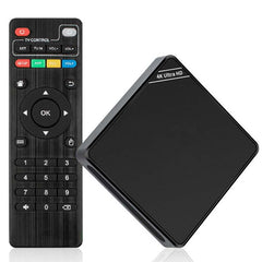 4K Ultra HD Android 15.0 TV Box - 8GB RAM, 128GB ROM, HDR10+, Dolby Audio, WiFi 6, Bluetooth 5.2, Voice Remote – Smart Home Entertainment Hub