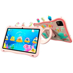 Tab10 10.1 Inch Kids Tablet - 6GB RAM, 128GB ROM, 8000 mAh Battery, Durable Design with Parental Controls and Educational Apps for Fun & Learning