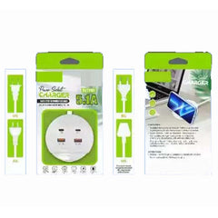 Quick Charge 5.1A Charger with Dual PD+USB Ports | Universal Multi-Port Charging Station with Phone Holder, 5V/5.1A Fast Charger for All Mobile Phones