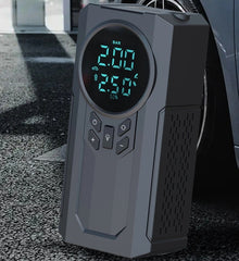 4-in-1 Portable Car Jump Starter, Air Pump, Power Bank | Emergency Battery Booster, Tire Inflator, and Portable Charger with LED Light