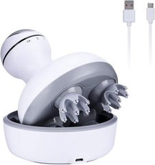 Smart 4D Electric Head Massager | Scalp & Body Massager with 4 Rotating Heads & 84 Nodes | Relieves Stress, Boosts Circulation & Stimulates Hair Growth
