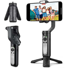 CQL Smart 3-Axis Gimbal Stabilizer – Professional Handheld Video Stabilizer for Smartphones & Action Cameras with Universal Compatibility, Anti-Shake System & Long Battery Life