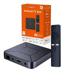 OTT 4K Android TV Box – Google TV Edition with Voice Remote, Chromecast Built-in, Dolby Audio, Ultra HD Streaming & Smart Entertainment Hub for Home Theater