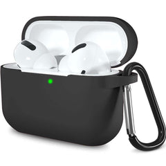 AC05 AirPods Pro Protective Case | Shockproof Silicone Cover with Carabiner Clip | Wireless Charging Compatible & LED Visible | Durable Protection for Apple AirPods Pro