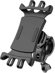 C66 Bike & Motorcycle Mobile Phone Holder Mount | 360° Adjustable Rotation | Universal Handlebar Clamp for iPhone, Samsung, Huawei & All Smartphones