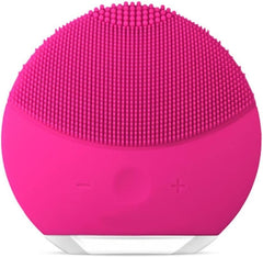 Mini Dual-Sided Smart Silicone Facial Cleansing Device – Rechargeable Electric Face Brush for Deep Cleaning, Gentle Exfoliation & Massage, Compact Skincare Tool (Multicolor)