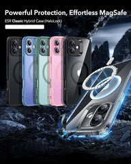 MagSafe-Compatible Magnetic Phone Case for iPhone 16 Series – Military-Grade Protection, Camera Lens Guard & Free Screen Protector
