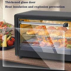 18L Multifunction Toaster Oven – 6-in-1 Convection Electric Oven with Pizza Maker, Bake, Roast, Broil, Toast & Warm Functions for Home Kitchen