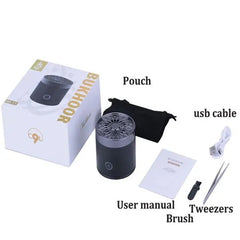 Electric Mini Bakhoor Burner | Portable Aroma Diffuser for Car, USB Rechargeable Incense Burner for On-the-Go Fragrance