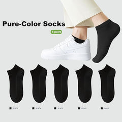 Men’s Breathable Cotton Ankle Socks (Black) – 6 Pairs Lightweight, Soft & Moisture-Wicking Low Cut Socks for Sports, Gym, Office & Everyday All-Season Comfort