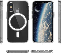 Compatible Magnetic Phone Case with Camera Control – Military-Grade Shockproof Protection for iPhone X, Xs, Xs Max & Xr