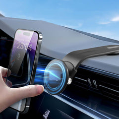 GD-HD968 Multi-Angle MagSafe Car Phone Holder | Secure Magnetic Grip with 360° Rotation for iPhone & Android MagSafe-Compatible Devices