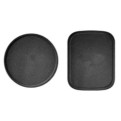 2-in-1 Magnetic Phone Holder – Premium Leather Phone Stand & Strong Magnetic Car Mount | Universal Holder for Smartphones, Desk & Travel Use (Durable & Stylish)