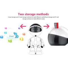 Smart Tracking WiFi Camera – 1080P HD Auto-Follow Baby Monitor and Home Security Camera with Motion Detection, Night Vision, and Remote Phone App Access
