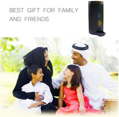 Portable Electric Incense Burner | USB Rechargeable Oud Mubkhara | Quick-Heating Arabic Bakhoor Burner for Home, Office, and Car Aromatherapy