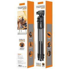 Professional Tripod for Mobile & Camera - Durable ABS + Metal Construction, Adjustable Height, Lightweight, Portable, Universal Compatibility for Smartphones, DSLR & Mirrorless Cameras