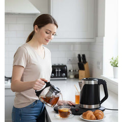 OE-4010 2.0L Electric Kettle & Tray Set for Elegant Home Serving