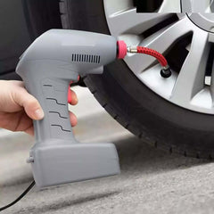 Automatic Cordless Tire Inflator | Portable Air Compressor with Digital Gauge, Rechargeable Battery, LED Light, Auto Shut-Off for Car Tires, Bikes, Balls