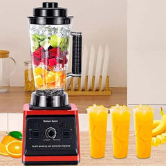 2-in-1 Electric Blender & Juicer – 8000W Heavy Duty Commercial Mixer with Stainless Steel Blades for Smoothies, Shakes, Juices – Ideal for Home & Professional Use