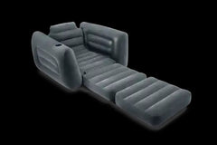 Foldable Inflatable Lazy Sofa Bed | Single-Person Air Lounge Chair | Comfortable Portable Furniture for Balcony, Garden, Outdoor, and Home Relaxation