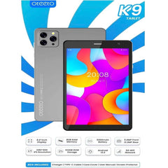 Oteeto K9 5G Android Tablet – 8.0" Display, 8GB RAM, 512GB ROM, 5000mAh Battery, Dual Cameras | Sleek Design for Work, Play, and Entertainment – Gray