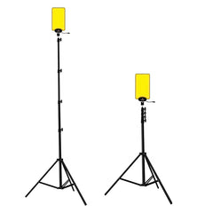 Portable Outdoor Dual Color Lighting | DC 12V Telescopic Tripod COB LED Lamp | Adjustable Camping, BBQ, and Car Repair Light for Night Use