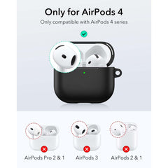 AirPods 4 Case (2024) | USB-C Compatible Cover with Magnetic Lid Lock & Full Drop Protection in Soft Multi-Color Designs