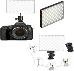 U480 LED Video Light – 5000mAh Rechargeable Camera Panel Light with 10–100% Dimmable Brightness, Adjustable 3200K–5600K Bi-Color Lighting for Photography, Videography, Live Streaming & Content Creation
