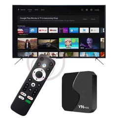 V96 Mini Android 12 TV Box – 8GB RAM 128GB Storage, 8K/4K HDR Streaming, BT5.0, Voice Remote – Ultimate Smart Media Player