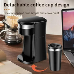 750W 430ML European Electric Espresso Coffee Maker | Italian-Style Home & Office Coffee Machine | Enjoy Rich Aroma and Perfect Crema Every Time