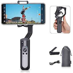CQL Smart 3-Axis Gimbal Stabilizer – Professional Handheld Video Stabilizer for Smartphones & Action Cameras with Universal Compatibility, Anti-Shake System & Long Battery Life