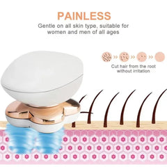 Flawless Legs Women’s Hair Remover – Painless Rechargeable Epilator for Legs & Body, Portable Wet/Dry Electric Shaver for Smooth Skin (Men & Women)