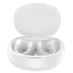 U-20 Open Ear Ring Headphones | Bluetooth 5.4 Clip-On OWS Earphones | 30H Battery Life, Noise-Cancelling & Ultra-Lightweight 4.9g Design (White)