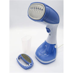 Portable Vertical Steam Iron – 1100W Handheld Garment Steamer with 200ml Tank, Continuous 28g/min Steam, and Double Brush Head for Home & Travel