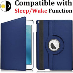 iPad Mini 4/5 360° Rotating Case – Premium PU Leather Smart Folio with Auto Sleep/Wake, Multi-Angle Stand & Full Protection for Travel, Work & Everyday Use (Multi Colour)