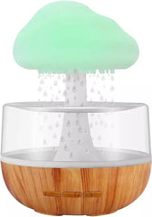 Rain Cloud Humidifier | 450ml Portable Mini Cool Mist Humidifier | USB LED Air Diffuser for Baby Bedroom, Office, Travel & Home Use
