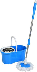 Rotate Stainless Steel Wringer Spin Mop Bucket System | 360° Spin Technology for Efficient Floor Cleaning | Durable, Easy-to-Use, and Convenient Home Cleaning Tool