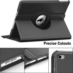iPad Air 1 & 2 9.7" Case – 360° Rotating PU Leather Smart Folio with Auto Sleep/Wake, Multi-Angle Stand & Shockproof Protection for Work, School & Travel (Multi Colour)