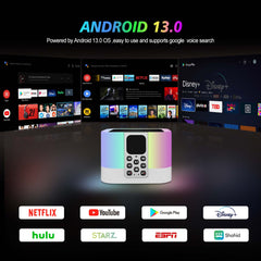 Z1 MIX ATV Android 13 TV Box – 8K/4K HDR Streaming, BT5.0 Voice Remote, 2GB RAM, 16GB Storage – Smart Media Entertainment Hub