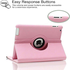 iPad 2/3/4 360° Rotating Case – Premium PU Leather Smart Folio with Auto Sleep/Wake, Multi-Angle Stand & Full Protection for Work, Travel & Daily Use (Multi Colour)