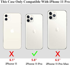 Compatible Magnetic Phone Case with Camera Control – Military-Grade Shockproof Protection for iPhone 11, 11 Pro & 11 Pro Max