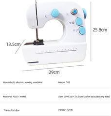 Beginner’s Mini Sewing Machine | Compact Portable Stitching Machine for Home & DIY Projects | Easy-to-Use Electric Sewing Tool for Clothes, Crafts & Repairs