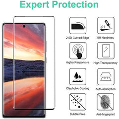 9D Tempered Glass Screen Protector Compatible with Samsung Note 20 5G – Full Coverage, Anti-Scratch, Bubble-Free, Ultra HD Clear Durable Screen Protection Film